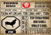 Prediksi Hongkong Pools Hari Ini 26 Januari 2021 Prediksi Hongkong Pools Hari Ini 26 Januari 2021