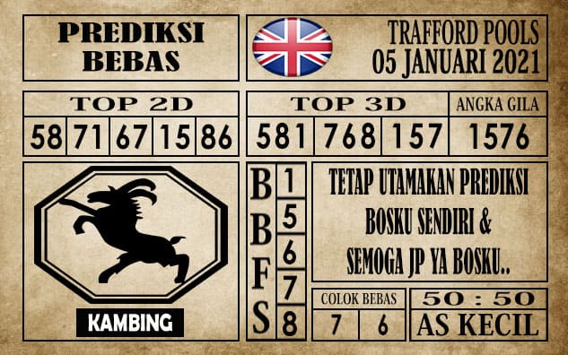 Prediksi Trafford Pools Hari Ini 05 Januari 2021