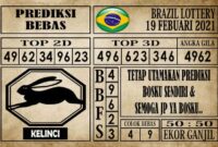 Prediksi Brazil Lottery Hari Ini 19 Februari 2021
