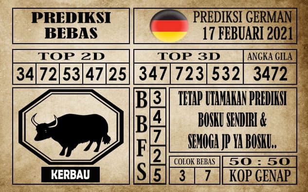 Prediksi Germany Hari Ini 17 Februari 2021