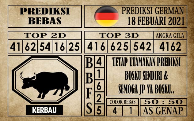 Prediksi Germany Hari Ini 18 Februari 2021