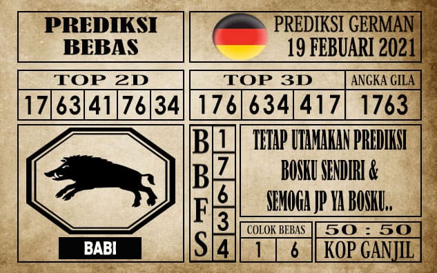 Prediksi Germany Hari Ini 19 Februari 2021