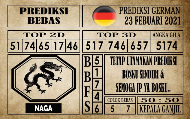 Prediksi Germany Hari Ini 23 Februari 2021