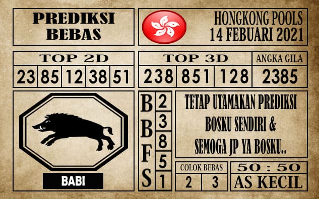 Prediksi Hongkong Pools Hari Ini 14 Februari 2021