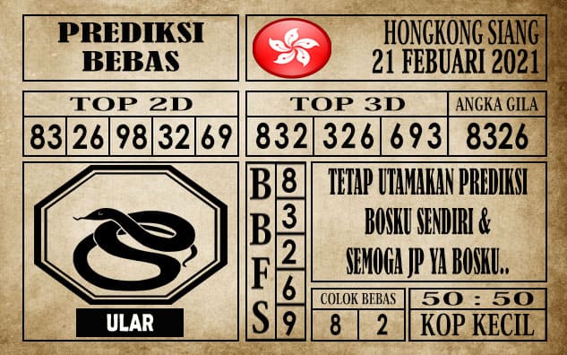 Prediksi Hongkong Siang Hari Ini 21 Februari 2021