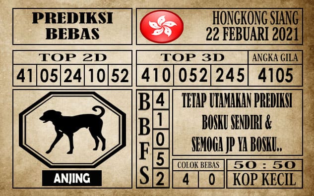 Prediksi Hongkong Siang Hari Ini 22 Februari 2021