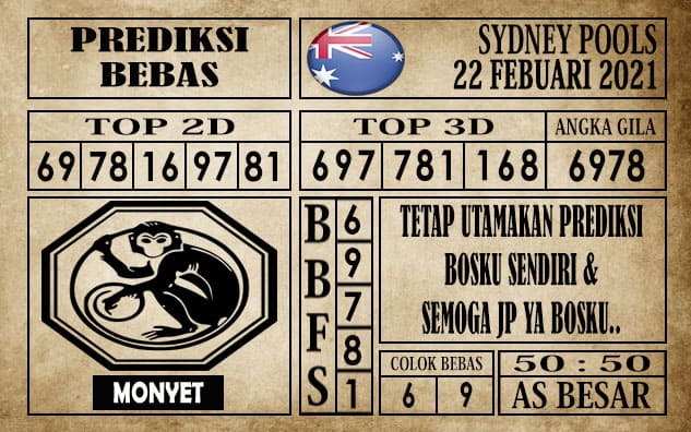 Prediksi Sydney Pools Hari Ini 22 Februari 2021