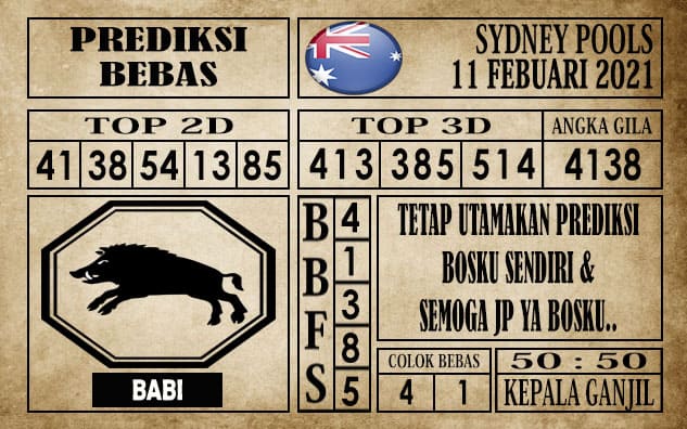 Prediksi Sydney Pools Hari Ini 11 Februari 2021