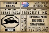 Prediksi Sydney Pools Hari Ini 15 Februari 2021