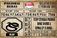 Prediksi Singapore Pools Hari ini 17 Februari 2021 Prediksi Singapore Pools Hari ini 17 Februari 2021