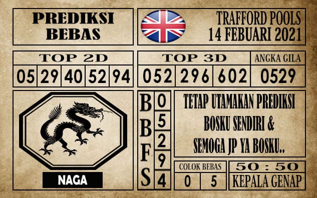 Prediksi Trafford Pools Hari Ini 14 Februari 2021