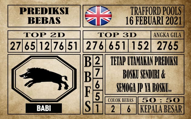 Prediksi Trafford Pools Hari Ini 16 Februari 2021