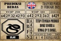 Prediksi Trafford Pools Hari Ini 21 Februari 2021