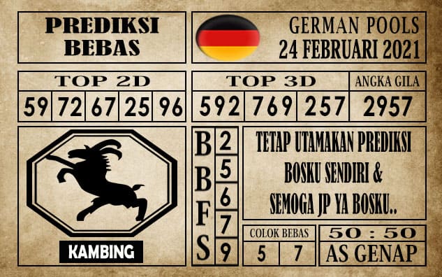 Prediksi Germany Hari Ini 24 Februari 2021