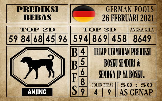 Prediksi Germany Hari Ini 26 Februari 2021