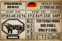 Prediksi Germany Hari Ini 25 Februari 2021
