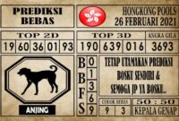 Prediksi Hongkong Pools Hari Ini 26 Februari 2021
