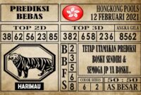 Prediksi Hongkong Pools Hari Ini 12 Februari 2021 Prediksi Hongkong Pools Hari Ini 12 Februari 2021