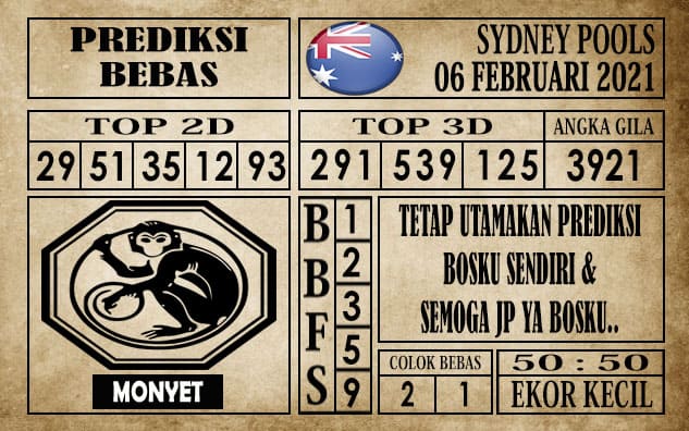 Prediksi Sydney Pools Hari ini 06 Februari 2021