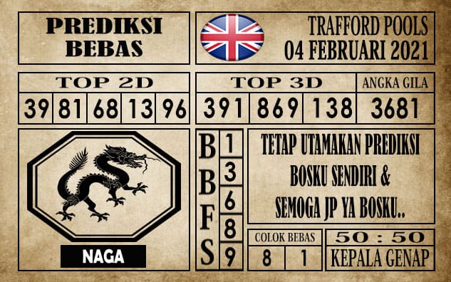 Prediksi Trafford Pools Hari Ini 04 Februari 2021
