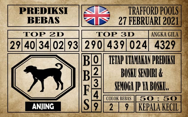 Prediksi Trafford Pools Hari Ini 27 Februari 2021
