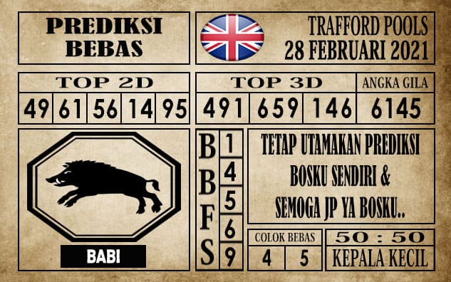 Prediksi Trafford Pools Hari Ini 28 Februari 2021