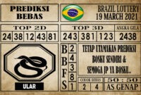 Prediksi Brazil Lottery Hari Ini 19 Maret 2021