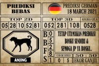 Prediksi Germany Hari Ini 18 Maret 2021