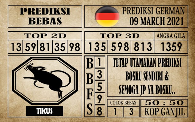 Prediksi Germany Hari Ini 10 Maret 2021