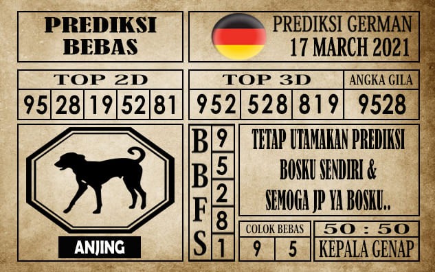 Prediksi Germany Hari Ini 17 Maret 2021