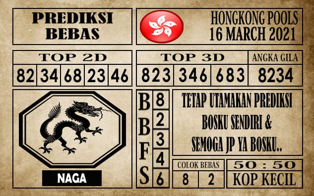 Prediksi Hongkong Pools Hari Ini 16 Maret 2021