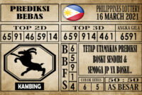 Prediksi Filipina PCSO Hari Ini 16 Maret 2021