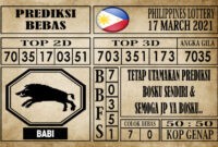 Prediksi Filipina PCSO Hari Ini 17 Maret 2021