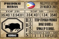 Prediksi Filipina PCSO Hari Ini 20 Maret 2021