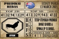 Prediksi Sydney Pools Hari Ini 13 Maret 2021 Prediksi Sydney Pools Hari Ini 13 Maret 2021