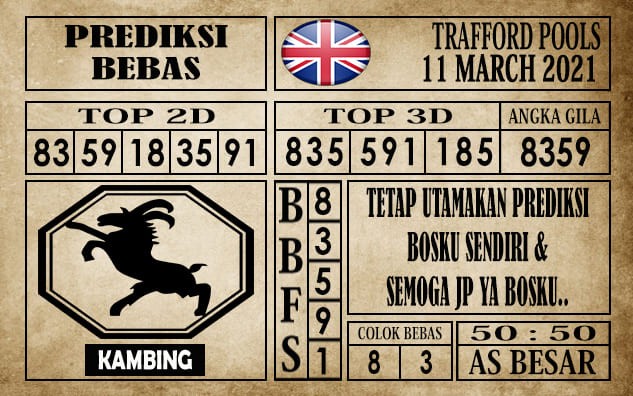 Prediksi Trafford Pools Hari Ini 11 Maret 2021