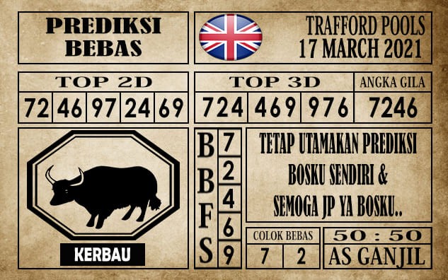 Prediksi Trafford Pools Hari Ini 17 Maret 2021