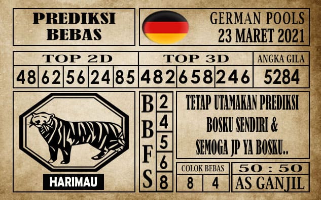 Prediksi Germany Hari Ini 23 Maret 2021
