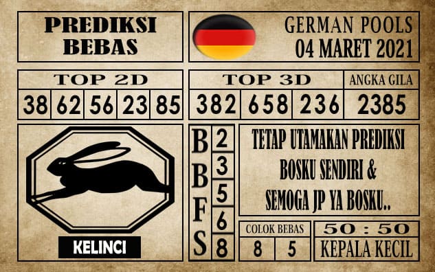 Prediksi Germany Hari Ini 04 Maret 2021