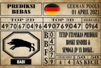 Prediksi Germany Hari Ini 01 April 2021