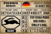 Prediksi Germany Hari Ini 26 Maret 2021 Prediksi Germany Hari Ini 26 Maret 2021