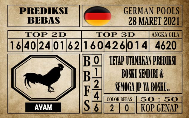 Prediksi Germany Hari Ini 28 Maret 2021