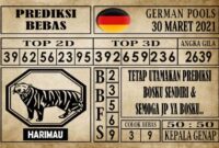 Prediksi Germany Hari Ini 30 Maret 2021