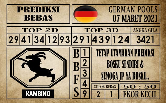 Prediksi Germany Hari Ini 07 Maret 2021