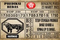 Prediksi Hongkong Pools Hari Ini 23 Maret 2021