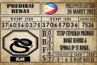 Prediksi Filipina PCSO Hari Ini 26 Maret 2021