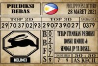Prediksi Filipina PCSO Hari Ini 28 Maret 2021