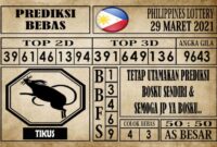 Prediksi Filipina PCSO Hari Ini 29 Maret 2021