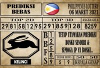 Prediksi Filipina PCSO Hari Ini 06 Maret 2021