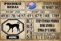 Prediksi Sydney Pools Hari ini 02 Maret 2021